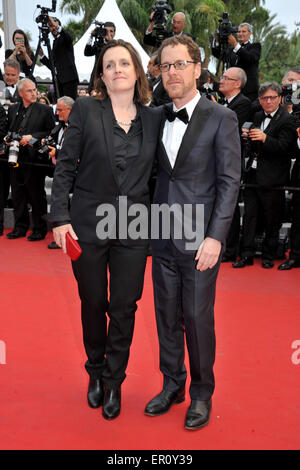 Cannes, France. 23rd May, 2015. Tricia Cooke and Ethan Coen attending the 'Macbeth' premiere at the 68th Cannes Film Festival on May 23, 2015 Credit:  dpa picture alliance/Alamy Live News Stock Photo