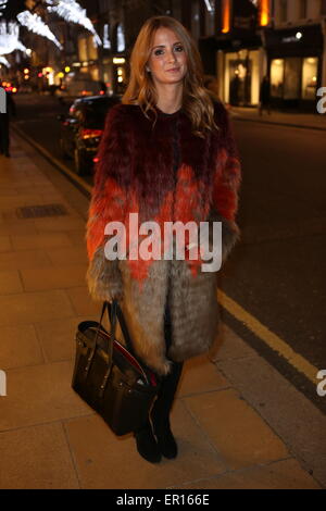 Charlotte Tilbury launches a new make-up counter in the windows of Fenwick's Bond Street Store  Featuring: Millie mackintosh Where: London, United Kingdom When: 19 Nov 2014 Credit: Phil Lewis/WENN.com Stock Photo