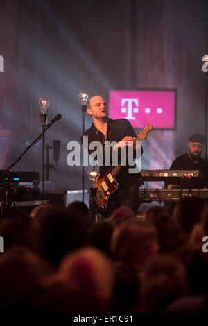 German singer Clueso performing live at Arne-Jacobsen-Foyer as part of the Telekom Street Gig concert series.  Featuring: Clueso Where: Hannover, Germany When: 19 Nov 2014 Credit: WENN.com Stock Photo