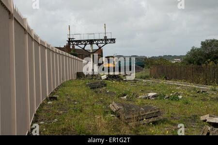 Diesel Electric loco 73 118 train locomotive during at event in the seaside town of Barry South Wales GB UK 2014 Stock Photo