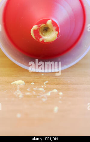Mustard saucebottle Stock Photo