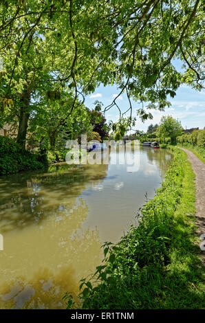 Kennet & Avon Canal at Hilperton Stock Photo