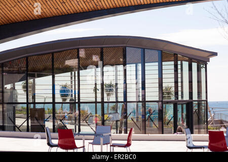 The new Tourist Information Centre at Pier Approach, Bournemouth, Dorset UK  due to be opened Spring/Summer 2015 Stock Photo