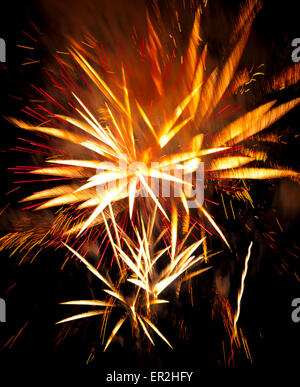 Schoenes Feuerwerk Stock Photo