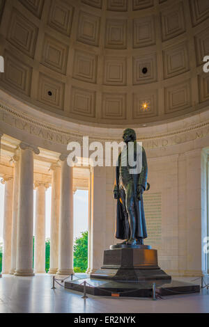 The Thomas Jefferson Memorial is a presidential memorial in Washington, D.C. Stock Photo