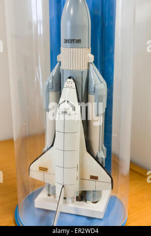 Buran (Russian space shuttle) scale model Stock Photo