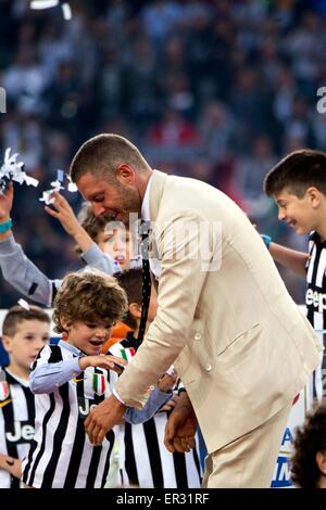 Torino, Italy. 23rd May, 2015. Lapo Elkann Football/Soccer : Italian 'Serie A' match between Juventus 3-1 Napoli at Juventus Stadium in Torino, Italy . © Maurizio Borsari//AFLO/Alamy Live News Stock Photo