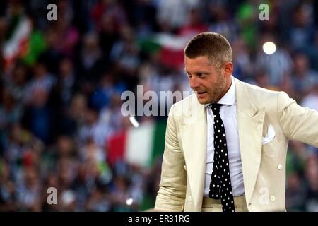 Torino, Italy. 23rd May, 2015. Lapo Elkann Football/Soccer : Italian 'Serie A' match between Juventus 3-1 Napoli at Juventus Stadium in Torino, Italy . © Maurizio Borsari//AFLO/Alamy Live News Stock Photo