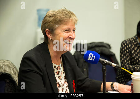 Gisela Stuart Labour MP for Edgbaston Birmingham since 1997 pictured retaining her seat at the general election 2015 Stock Photo