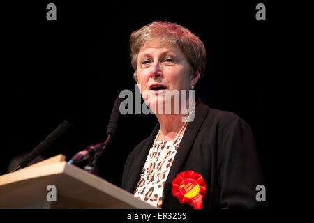 Gisela Stuart Labour MP for Edgbaston Birmingham since 1997 pictured retaining her seat at the general election 2015 Stock Photo