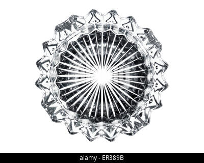 glass ashtray isolated on white background Stock Photo