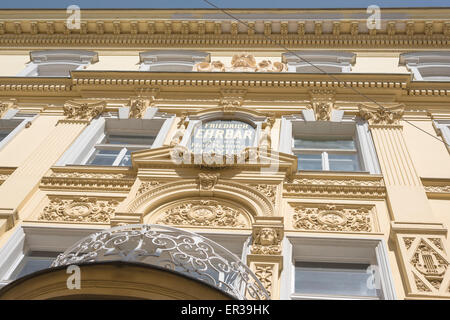 Vienna rococo building, view of a typical example of rococo Viennese ...