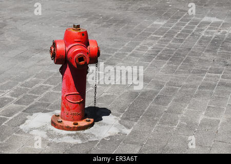 fire hydrant on the street Stock Photo