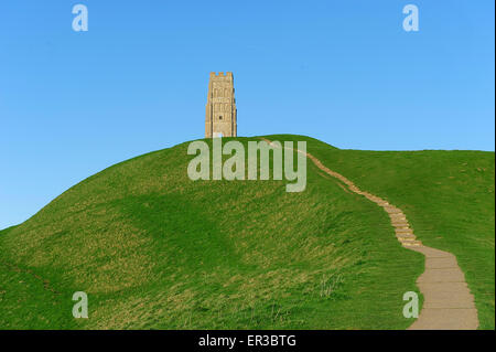 Glastonbury Tor, Somerset, UK Stock Photo