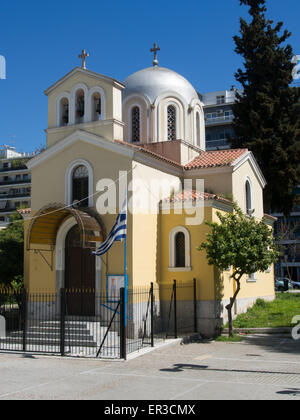 Athens, Greece- April 03, 2015: The newly renovated Greek-Catholic chapel Stock Photo