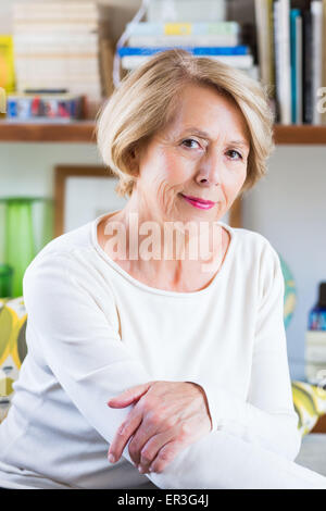 Senior woman portrait. Stock Photo