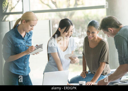 Group work fosters innovation Stock Photo