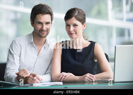 Business partners, portrait Stock Photo