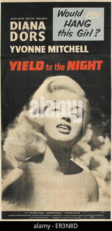 Yield to the Night - Movie Poster Stock Photo