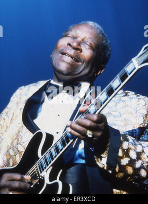 BB KING (1925-2015) US Blues musician Stock Photo