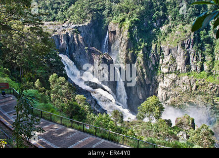 Barron Falls which is located in the Barron Gorge National Park Stock Photo