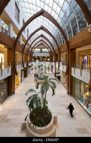 Interior of 360 shopping Mall in Kuwait City, Kuwait. Stock Photo