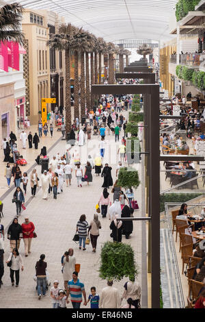 Interior of The Avenues modern upmarket shopping mall in Kuwait City, Kuwait. Stock Photo