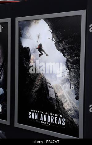 San Andreas Movie Poster Stock Photo Alamy