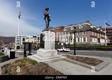 War memorial Yonkers New York Stock Photo