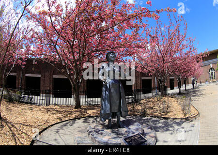 Statue of Ella Fitzgerald famous jazz singer Yonkers New York Stock Photo