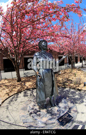 Statue of Ella Fitzgerald famous jazz singer Yonkers New York Stock Photo
