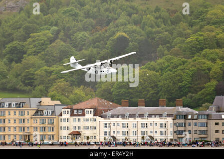 PBY Catalina C-FNJF Flying Boat Llandudno Air Show. N.Wales Uk Aerobatics Sea Plane Stock Photo