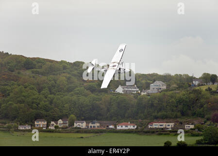 PBY Catalina C-FNJF Flying Boat Llandudno Air Show. N.Wales Uk Aerobatics Sea Plane Stock Photo