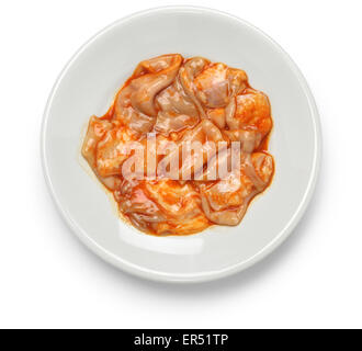 abomasum, rennet bag, reed tripe, korean barbecue ingredient Stock Photo