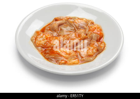 abomasum, rennet bag, reed tripe, korean barbecue ingredient Stock Photo