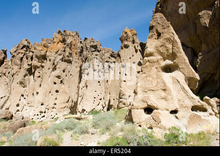 Hole in the Wall Canyon, Mojave National Preserve located in the Mojave Desert of California, USA. Stock Photo