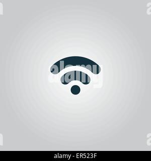 Wifi network, internet zone icon Stock Vector