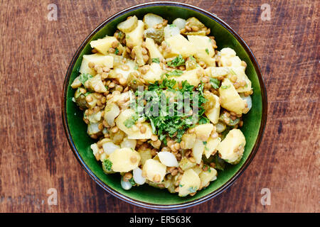 German Lentil Potato Salad