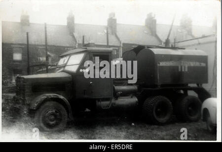 Fairground Wagon, Pudsey, Yorkshire Stock Photo