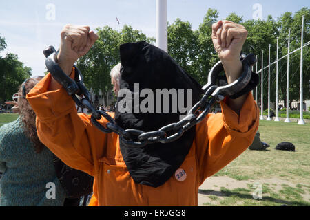 UK Prisoner in a Straitjacket Stock Photo - Alamy