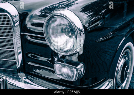 Fragment of a executive car Mercedes-Benz 190Dc (W110), 1964. Stock Photo