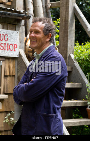 BBC presenter Monty Don at 'A Trugmaker's Garden', RHS Chelsea Flower Show 2015, London, UK, March 21st 2015 Stock Photo