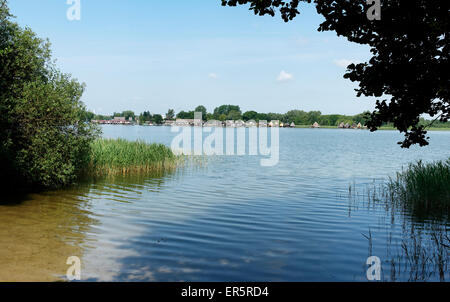Inselsee, Guestrow, Mecklenburg-Western Pomerania, Germany Stock Photo