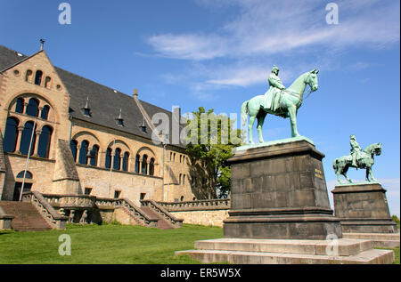 Imperial Palace of Goslar, Harz, Lower-Saxony, Germany, Europe Stock Photo