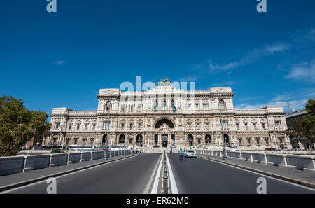 Corte Suprema di Cassazione, Supreme Court of Cassation, Palazzo di Giustizia, or Palace of Justice, Rome, Lazio, Italy Stock Photo