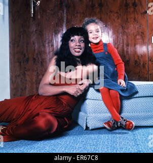 Donna Summer and daughter Mimi Sommer, January 1977 Stock Photo - Alamy