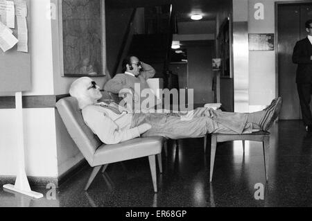 'A day in the life of Jimmy Saville' Feature by Mike Hellicar.  7th October 1971. Stock Photo