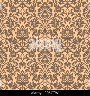 Seamless damask wallpaper. Seamless vintage pattern in Victorian style ...
