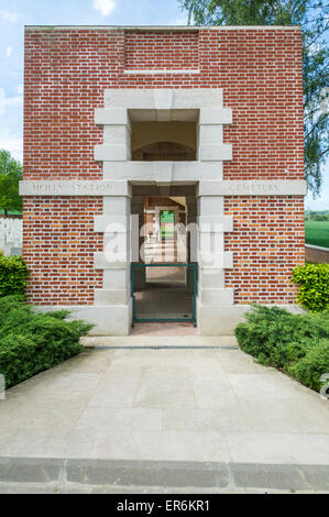 Heilly Station. The Somme Stock Photo