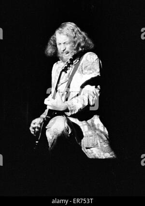 Jethro Tull in concert, 1975 - Martin Barre Stock Photo